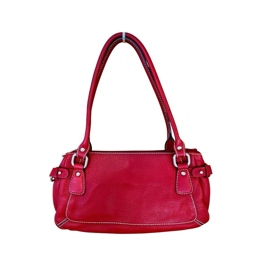 Giani Bernini Genuine Leather Shoulder Bag Vintage Boho 90s Y2K Minimalist